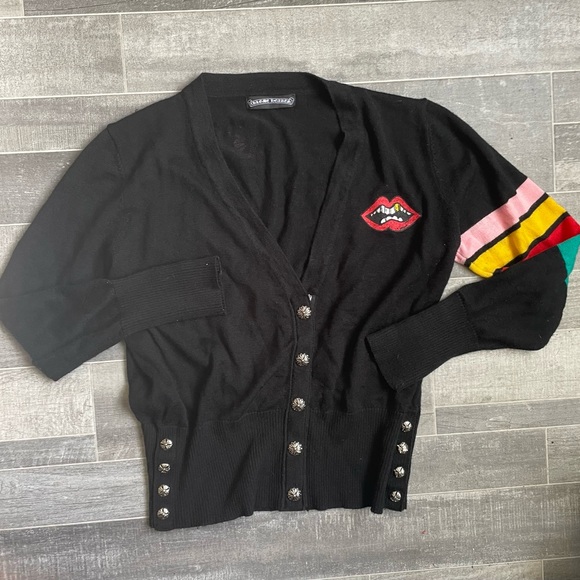 Chrome Hearts Black knit cardigan - Picture 2 of 7